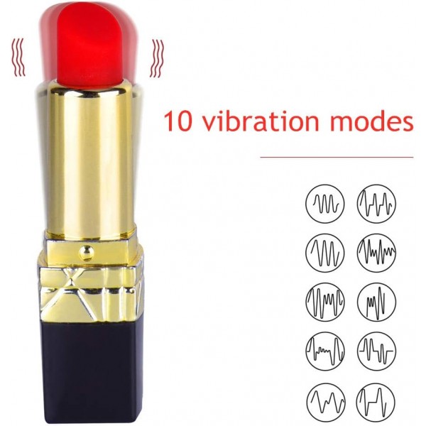 Şarj Edilebilir Ruj Vibratör - 10 cm