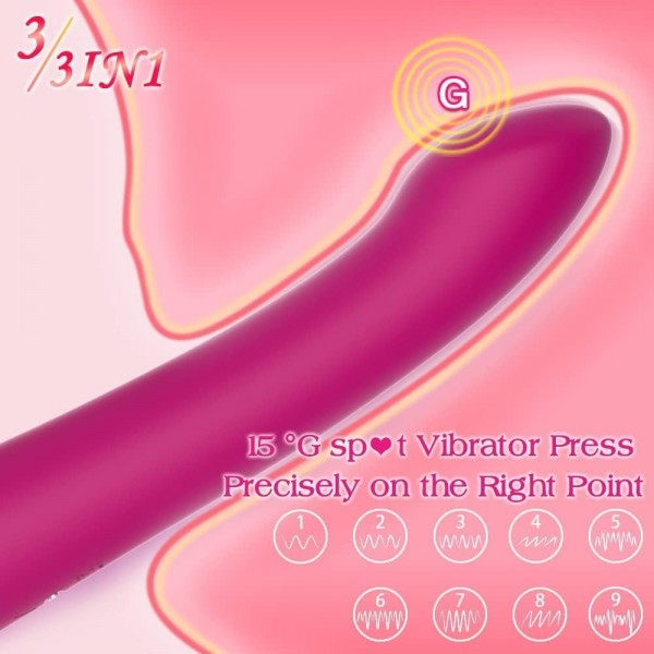 Klitoral Yalama Emme G noktası Vibratör