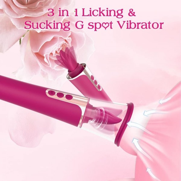 Klitoral Yalama Emme G noktası Vibratör