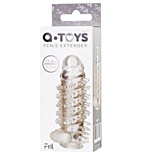 Toyfa Tırtıklı Uzatmalı Penis Kılıf