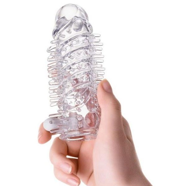 Toyfa Tırtıklı Uzatmalı Penis Kılıf