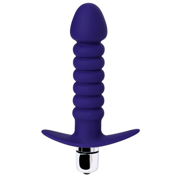 Toyfa Condal anal vibratör, suya dayanıklı, silikon, mor, 14 cm