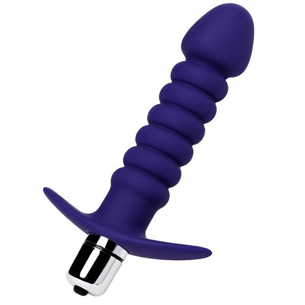 Toyfa Condal anal vibratör, suya dayanıklı, silikon, mor, 14 cm