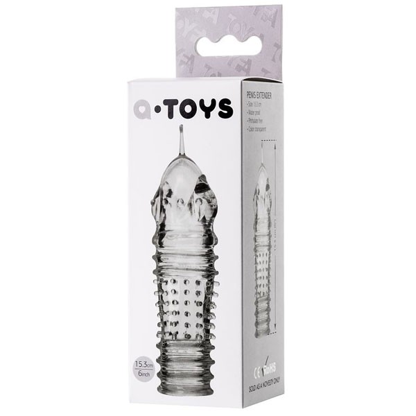 TOYFA Baldi Penis Klıfı, TPR, Şeffaf, 15,3 cm