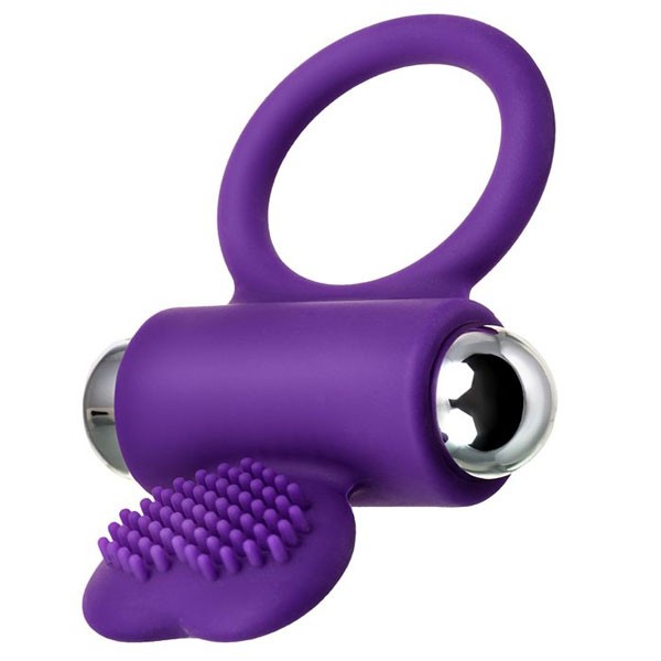 JOS PERY Penis Halkası, silikon, mor, 9 cm