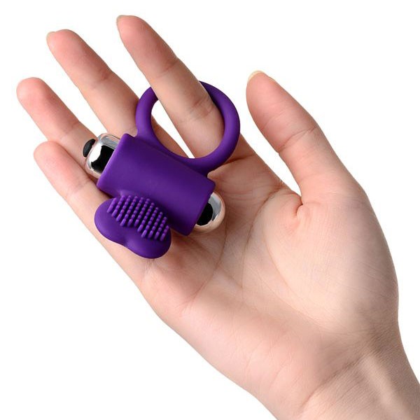 JOS PERY Penis Halkası, silikon, mor, 9 cm