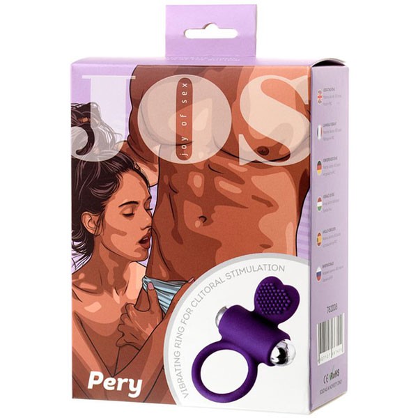 JOS PERY Penis Halkası, silikon, mor, 9 cm