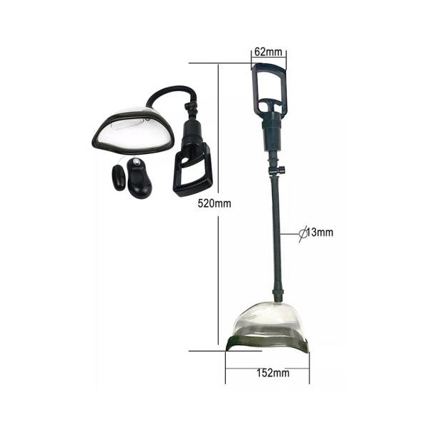 Xuanai Titreşimli Klitoral Vajina Pompası