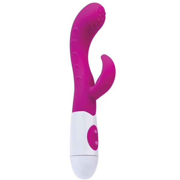 Nessy Klitoral Uyarıcı Vibratör, silikon, pembe, 20 cm