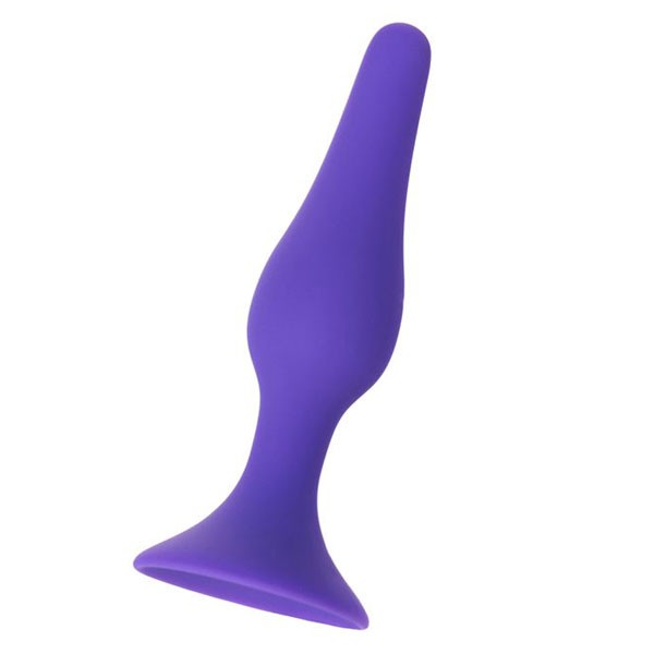 A-Toys Mor Silikon Anal Plug – Başlangıç Seviyesi, Vantuzlu ve Güvenli Tasarım