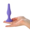 A-Toys Mor Silikon Anal Plug – Başlangıç Seviyesi, Vantuzlu ve Güvenli Tasarım