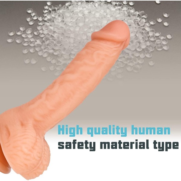 Yumuşak Dokulu Realistik Dildo -18 Cm