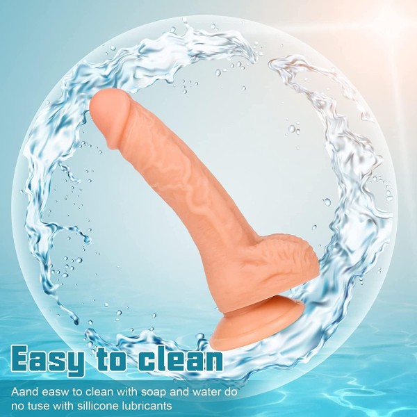 Yumuşak Dokulu Realistik Dildo -18 Cm