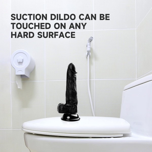 Gerçekçi Zenci Yapay Penis 21 Cm