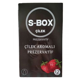 S-Box Çilek Aromalı Prezervatif 12’li – Tatlı ve Güvenli Anlar