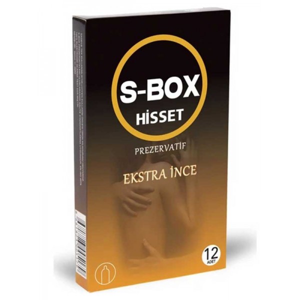 S-Box Ekstra İnce Prezervatif 12’li – Maksimum His, Tam Güven