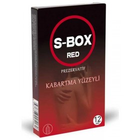 S-Box Kabartma Yüzeyli Prezervatif 12’li – Hazır Ol, Hisset!