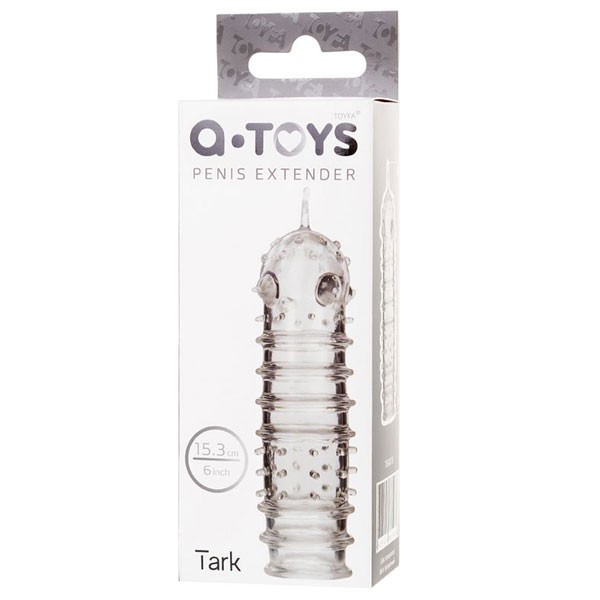 TOYFA Tark Penis Klıfı, TPR, Şeffaf, 15 cm