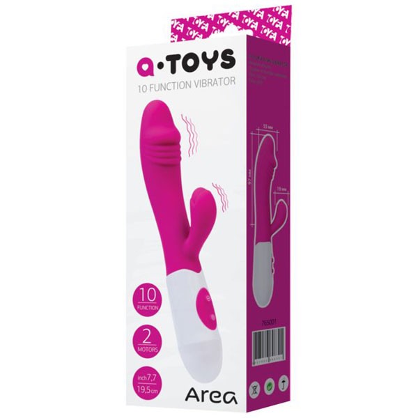 TOYFA Area Klitoral Uyarıcı Vibratör - 19,5 Cm