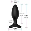 Lovense HUSH 2 Anal Plug 1.5″ App Controlled