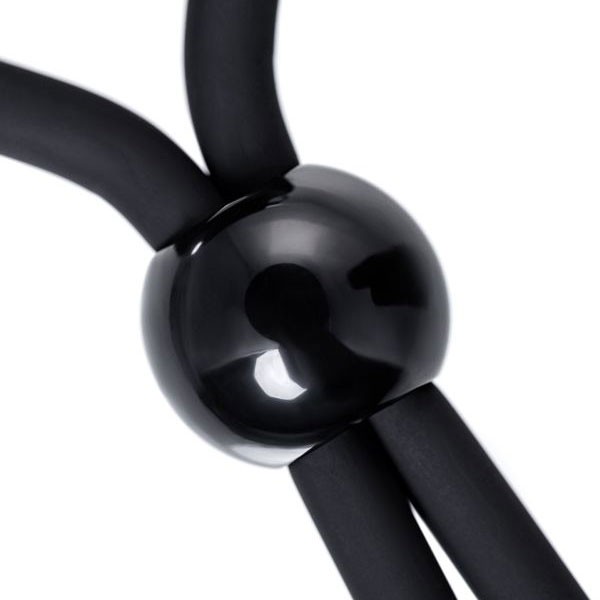 Toyfa Kement Ect, Penis halkası silikon, siyah, 14 cm