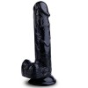 Noctis 20 cm Siyah Dildo - Zarif Tasarım, Doğal Hissiyat