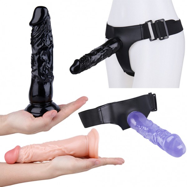 Harness Wearable Dildo Strap-On -19 Cm