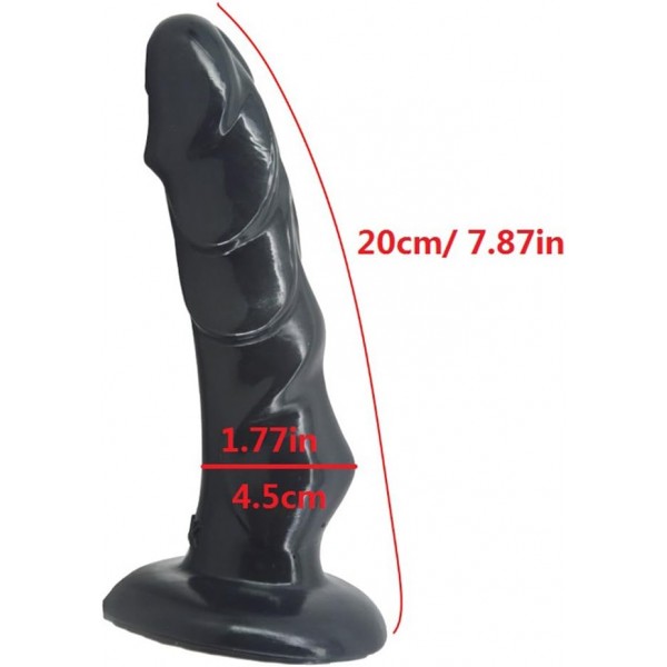 FAAK Vantuzlu Realistik Dildo 20 cm – Güçlü Tutuş, Dengeli Tasarım