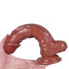 Melez Gerçekçi Damarlı Dildo – 21 cm | Yumuşak, Esnek ve Tutkulu