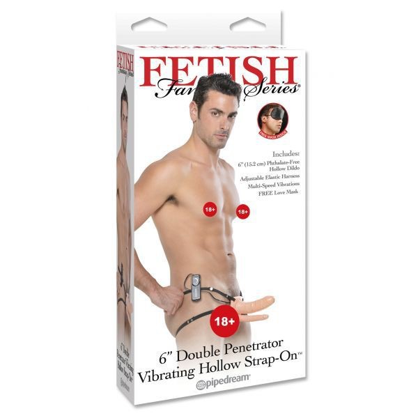 Fetish Fantasy Double Penetrator Titreşimli İçi Boş Penis