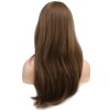 Kahverengi Dalgalı Sentetik Peruk