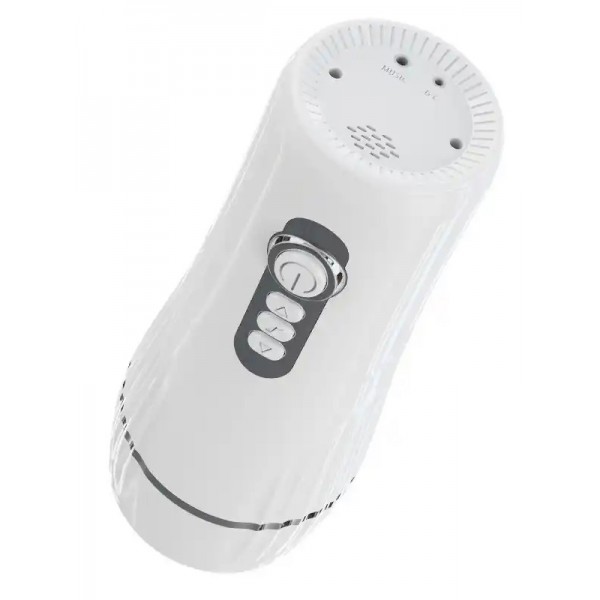 Titreşimli Sesli Şarjlı Kupa Vajina Mastürbatör