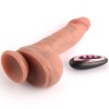 İleri Geri Hareket Uzaktan Kumandalı Şarjlı Dildo 19 cm
