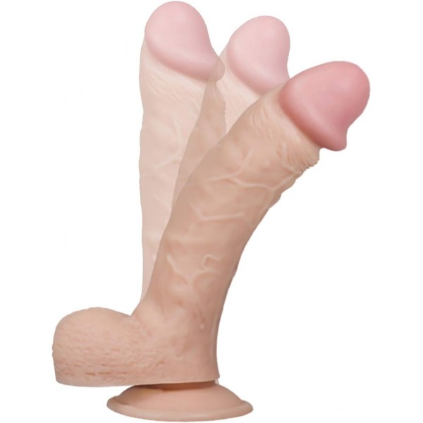Dickdo Gerçekçi Testisli Dildo Penis - 23 cm