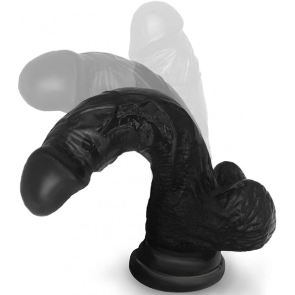 Vantuzlu Realistik Dildo 20 cm – Damarlı, Güçlü Tutuşlu, Gerçekçi Tasarım