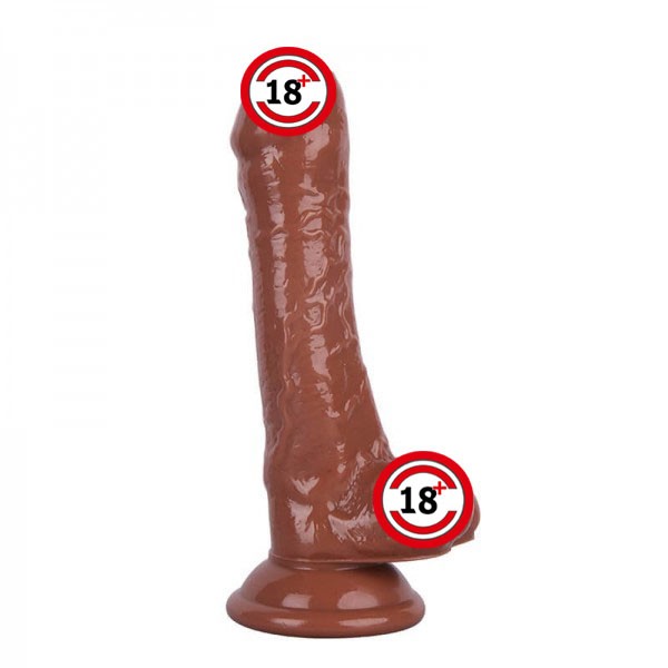 Çift Katmanlı Sünnetsiz Silikon Penis - 18 Cm
