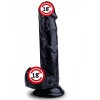 Noctis 20 cm Siyah Dildo - Zarif Tasarım, Doğal Hissiyat