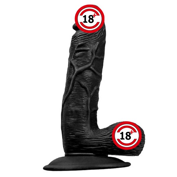 Noctis Gerçekçi Realistik Testisli Zenci Dildo -18 cm