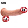 Dual Layered Realistic Silicone Dildo - 21 cm