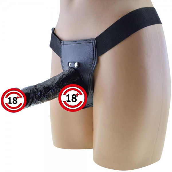 Ultra Yumuşak Zenci Belden Bağlamalı Dildo - 16 Cm