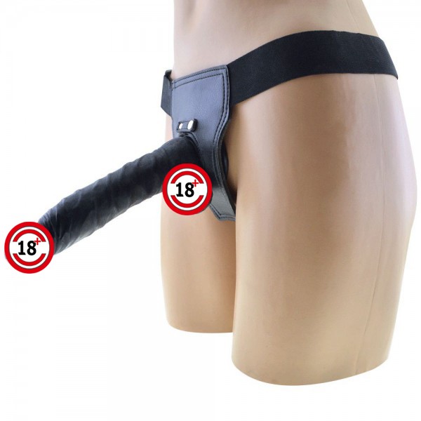 Zenci Belden Bağlamalı Dildo - Gerçekçi Doku ve Konforlu Kullanım