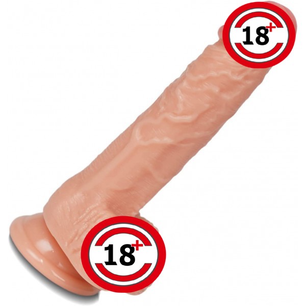 Gerçekçi Testisli Dildo Penis 21cm