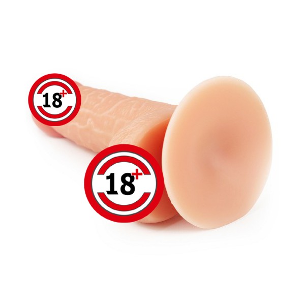 Güçlü Emişli Gerçekçi Anal Yapay Penis - 18 cm