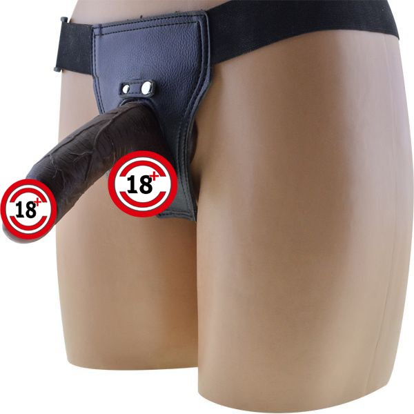 Anal ve Vajinal Zenci Belden Bağlamalı Penis – 16 cm