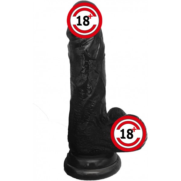 Vantuzlu Realistik Dildo 20 cm – Damarlı, Güçlü Tutuşlu, Gerçekçi Tasarım