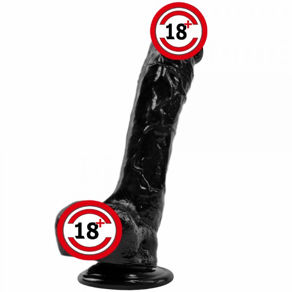 VSCNovelty Gerçekçi Siyah Penis – 18 cm
