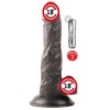 Gerçekçi Testisli ve Damarlı Vibratör – 20.3 cm