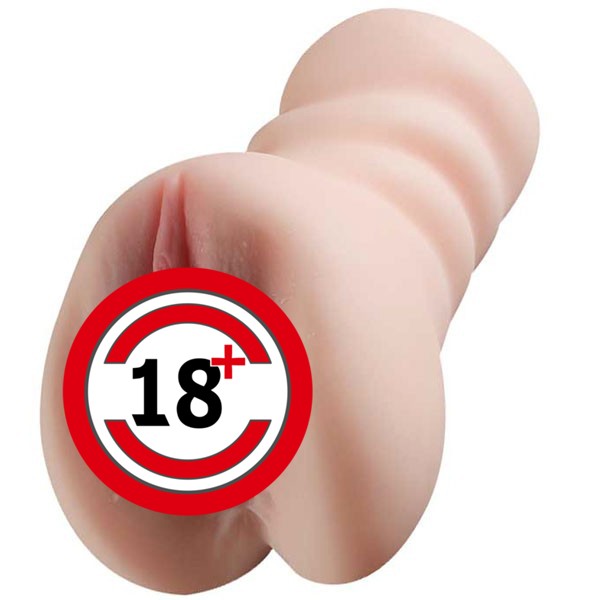 Anal ve Vajinal Çift Girişli Gerçekçi Mastürbatör