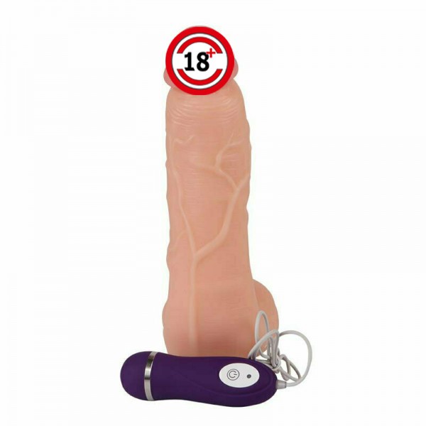 Shequ Adam Vibrating Realistik Titreşimli Dildo 21 cm
