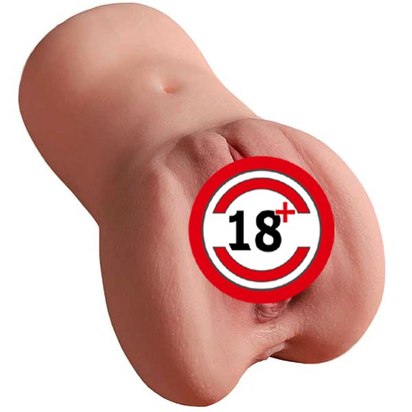 Gerçekçi Çift Girişli Anal ve Vajinal Mastürbatör